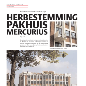 Herbestemming pakhuis Mercurius