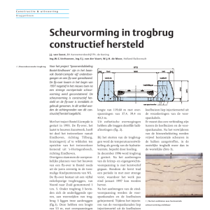 Scheurvorming in trogbrug constructief hersteld