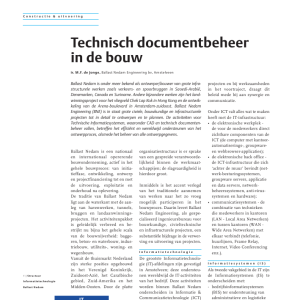 Technisch documentbeheer in de bouw