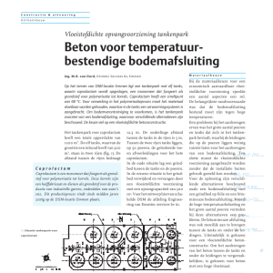 Beton voor temperatuurbestendige bodemafsluiting