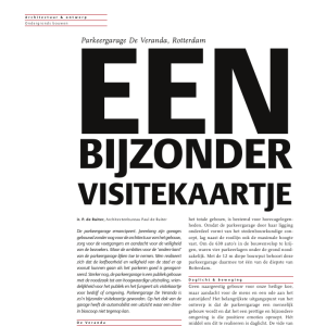 Een bijzonder visitekaartje