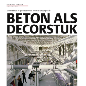 Beton als decorstuk