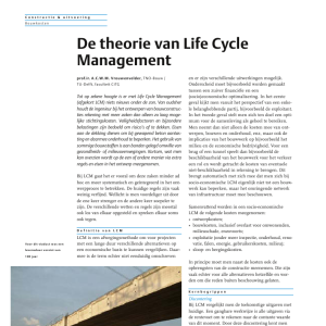 De theorie van Life Cycle Management