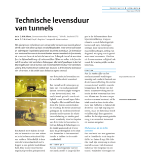 Technische levensduur tunnels