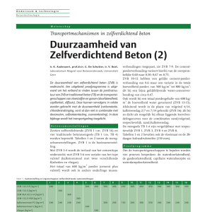 Duurzaamheid van Zelfverdichtend Beton - 2