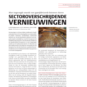 Sectoroverschrijdende vernieuwingen