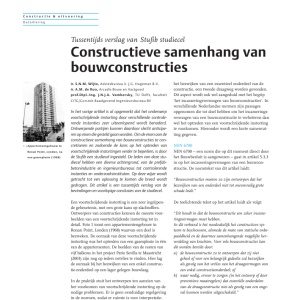 Constructieve samenhang van bouwconstructies