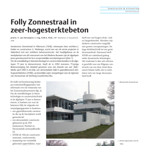 Folly Zonnestraal in zeer-hogesterktebeton
