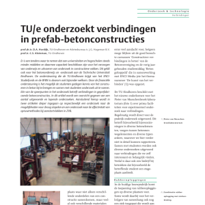 TU-e onderzoekt verbindingen in prefab betonconstructies