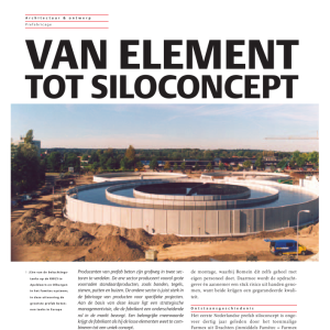Van elementen tot siloconcept