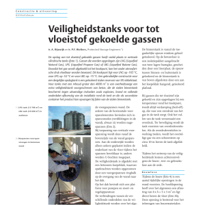 Veiligheidstanks voor tot vloeistof gekoelde gassen