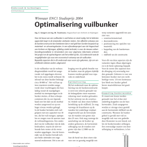 Optimalisering vuilbunker