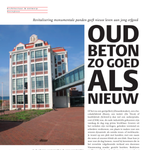 Oud beton zo goed als nieuw