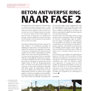 Beton Antwerpse ring naar fase 2