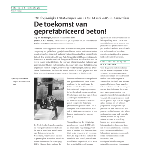 De toekomst van geprefabriceerd beton