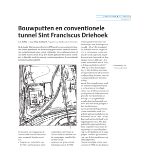 Bouwputten en conventionele tunnel Sint Franciscus Driehoek