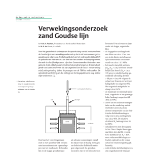 Verwekingsonderzoek zand Goudse lijn
