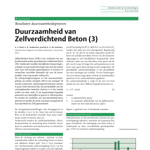 Duurzaamheid van Zelfverdichtend Beton (3)