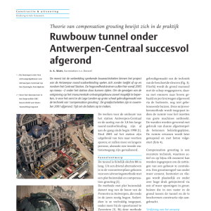 Ruwbouw tunnel Antwerpen-Centraal succesvol afgerond
