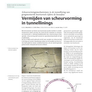 Vermijden van scheurvorming in tunnellinings
