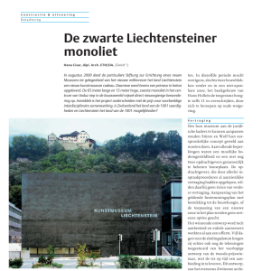De zwarte Liechtensteiner monoliet