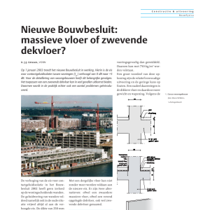 Nieuw Bouwbesluit-massieve vloer of zwevende dekvloer
