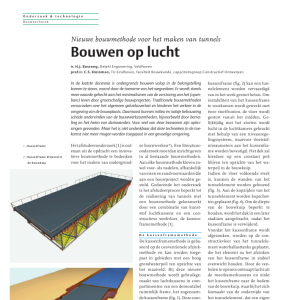 Bouwen op lucht - Nieuwe bouwmethode voor tunnels