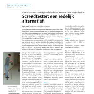 Screedtester - een redelijk alternatief