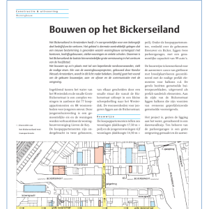 Bouwen op het Bickerseiland