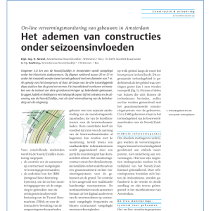 Het ademen van constructies onder seizoensinvloeden