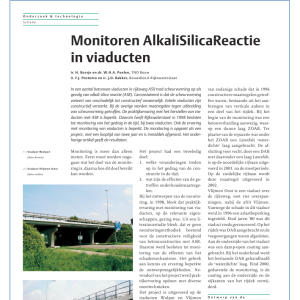 Monitoren AlkaliSilicaReactie in viaducten