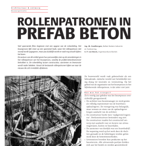 Rollenpatronen in prefab beton