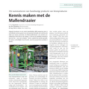 Kennis maken met de Mallendraaier