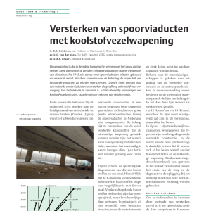 Versterken spoorviaducten met koolstofvezelwapening