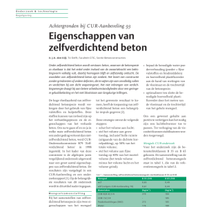 Eigenschappen van zelfverdichtend beton