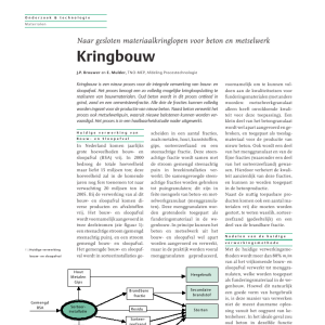 Kringbouw-Gesloten materiaalkringlopen beton en metselw