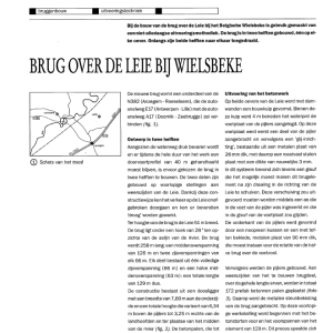 Brug over de Leie bij Wielsbeke