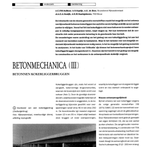 Betonmechanica (III)