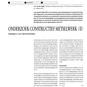 Onderzoek constructief metselwerk (II)