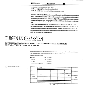 Buigen en gebarsten
