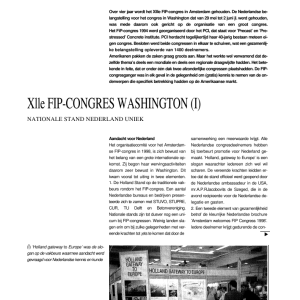 XIIe FIP-congres Washington