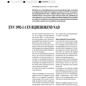 ENV en bijbehorend NAD