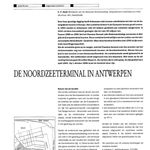De Noordzeeterminal in Antwerpen