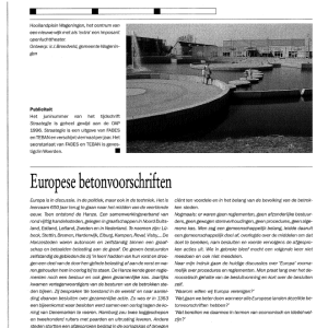Europese betonvoorschriften