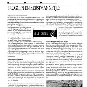 Bruggen en kerstmannetjes
