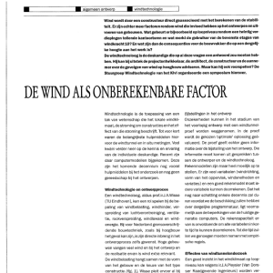 De wind als onberekenbare factor