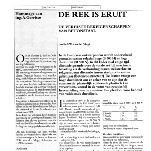 Hommage aan ing A Gerritse