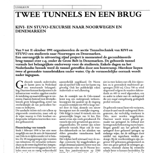 Twee tunnels en een brug