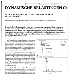 Dynamische belastingen (I)
