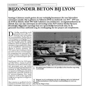 Bijzonder beton bij Lyon